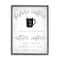 Stupell Industries Before Coffee After Coffee Wall Art in Black Frame